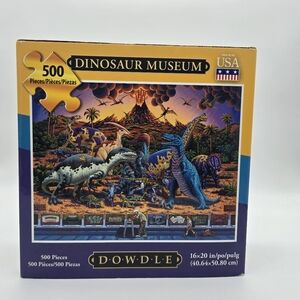 Dowdle 500 Piece Dinosaur Museum Jigsaw Puzzle